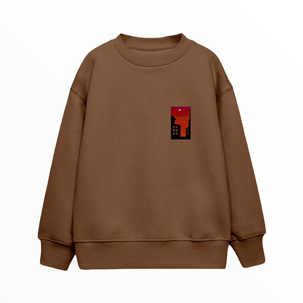 Crimson Lights - Çocuk Sweatshirt