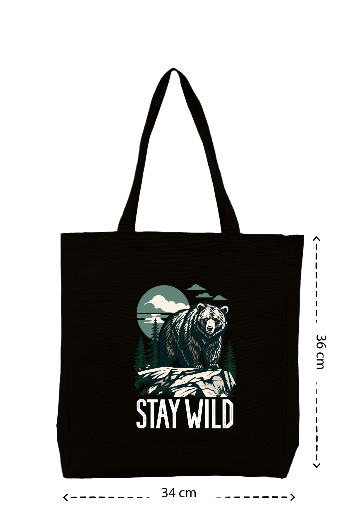 Stay Wild - Kanvas Çanta
