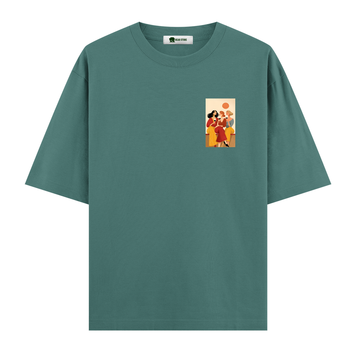 Wine O'Clock - Oversize T-shirt
